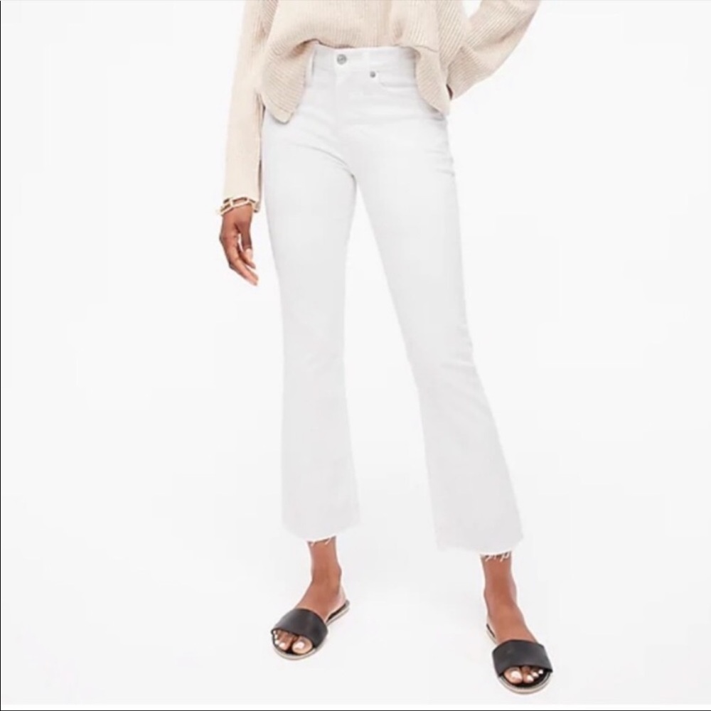 NWT J.Crew Billie Demi Boot Crop Jean Size 25 Petite